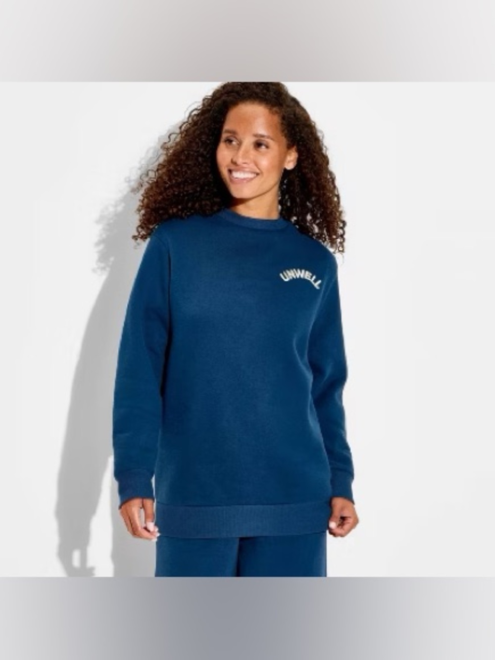 Alex Cooper Call Her Daddy Unwell x Target Navy Super Soft Sweatshirt Size: M